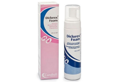 Diclorex Foam schiuma dermatologica per cani e gatti 200ml