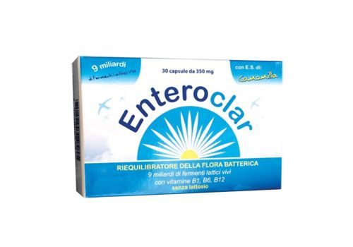 Enteroclar integratore per il benessere intestinale 30 capsule