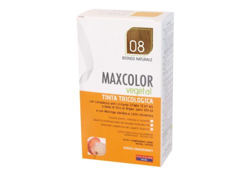 Max Color Vegetal 08 biondo naturale tinta tricologica 140ml