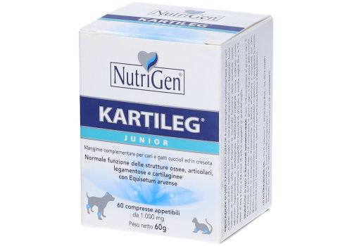 Kartileg Junior mangime complementare per cani e gatti cuccioli ed in crescita 60 compresse appetibili