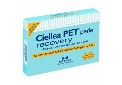 Ciellea Pet Recovery cane e gatto mangime complementare per il controllo del peso 60 perle