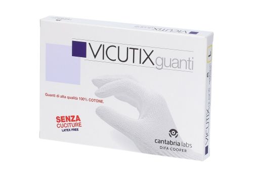 Vicutix guanto in cotone misura l