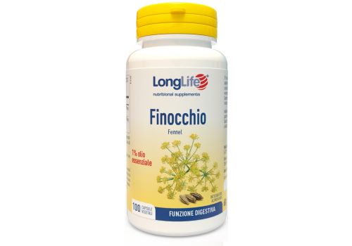 Longlife Finocchio integratore per la funzione digestiva 100 capsule.