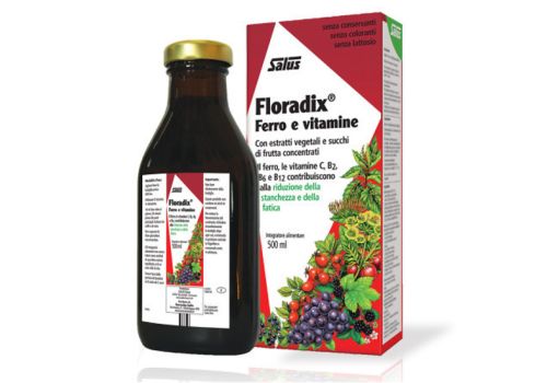 Floradix integratore a base di ferro e vitamine con estratti vegetali 500ml