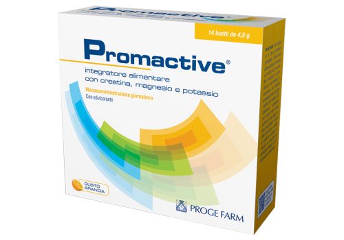 Promactive integratore di magnesio e potassio con creatina 14 bustine