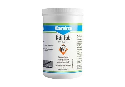 Biotin Forte mangime complementare per la cute del cane 60 tavolette