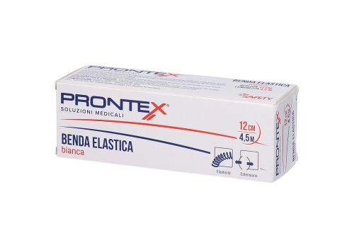 Prontex benda elastica bianca 12cm x 4,5m 