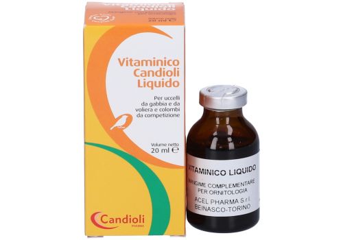 Vitaminico Candioli Liquido mangime complementare per ornitologia 20ml