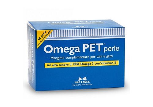 Omega Pet mangime complementare per il benessere della cute di cani e gatti 60 perle