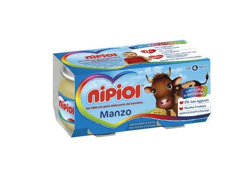 Nipiol manzo omogeneizzato 2 x 120 grammi