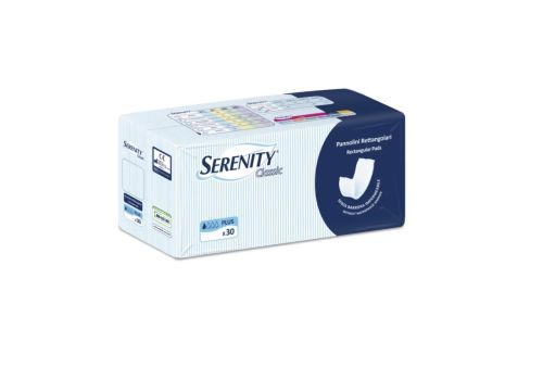 Serenity Classic Plus pannoloni rettangolari senza barriera 30 pezzi