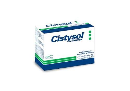 Cistysol Complex integratore per l'apparato urinario 15 bustine A + 15 bustine B