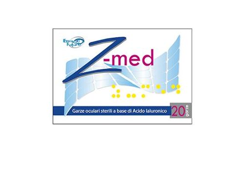 Z-Med garze oculari sterili a base di acido ialuronico 20 pezzi