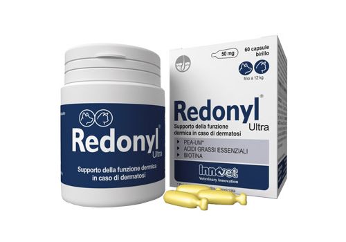 Redonyl Ultra mangime complementare per il supporto della funzione dermica di cani e gatti 60 capsule monodose