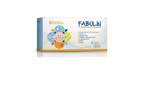 Fabulin integratore di vitamine con pappa reale 10 flaconcini 10ml