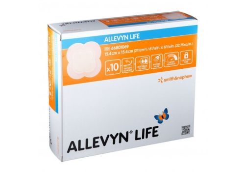 Allevyn Life mediczione in schiuma di poliuretano 15,4 x 15,4cm 10 pezzi