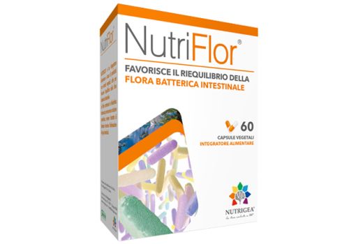 Nutriflor integratore per l'equilibrio della flora batterica intestinale 60 capsule