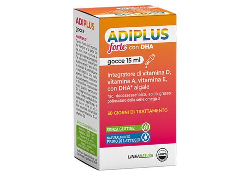 Adiplus Forte integratore di vitamine e Omega 3 gocce 15ml