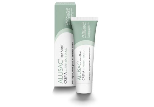 Alusac crema con antibatterico per pelle a tendenza acneica 30ml