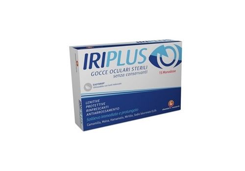 Iriplus gocce oculari lenitive protettive rinfrescanti antiarrossamento 15 monodose 0,3ml