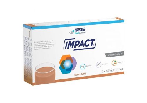 Impact Oral gusto caffè alimento a fini medici speciali 3 x 237ml