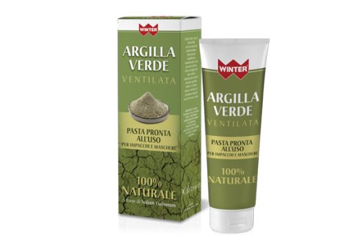 Winter argilla verde ventilata pasta pronta all'uso per impacchi e maschere 250ml