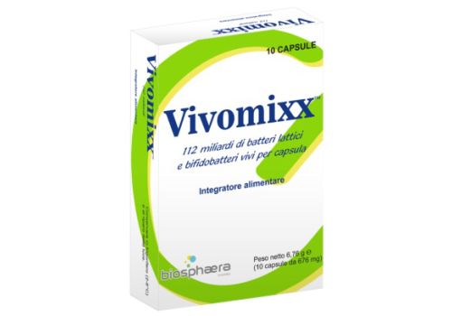 Vivomixx 112 miliardi integratore a base di fermenti lattici 10 capsule