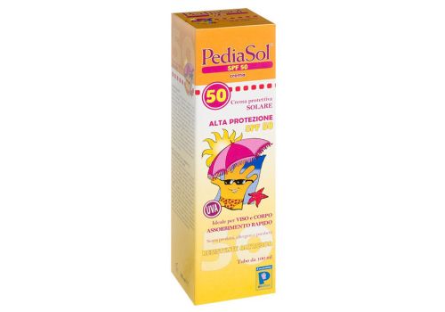 Pediasol spf50 crema solare protettiva per bambini 100ml