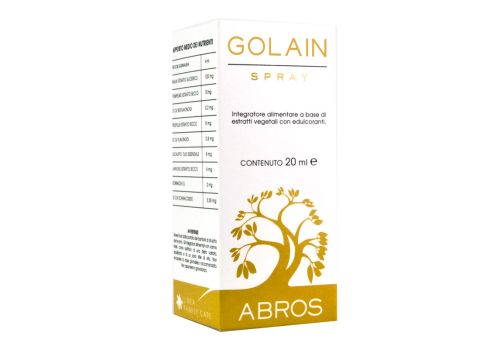 Golain integratore per il mal di gola spray orale 20ml