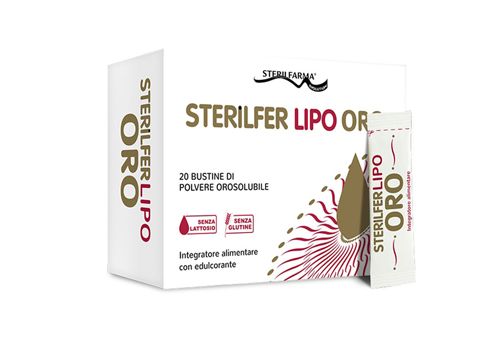 Sterilfer Lipo Oro integratore di ferro 20 bustine orosolubili