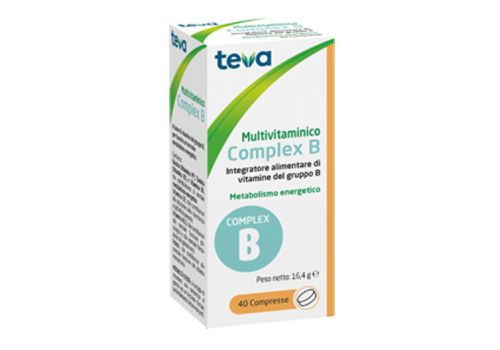 Multivitaminico Complex B integratore per il metabolismo energetico 40 compresse