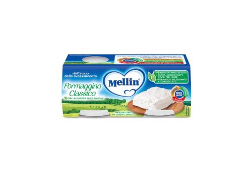 Mellin formaggino classico omogeneizzato 2 x 80 grammi