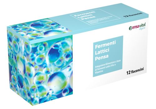 Fermenti lattici Pensa integratore per l'equilibrio della flora intestinale 12 flaconcini 7ml