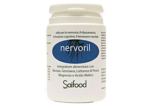 Saifood Nervoril integratore per il tono dell'umore e il sonno 100 capsule