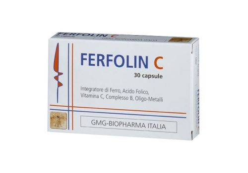 Ferfolin C integratore a base di ferro 30 capsule