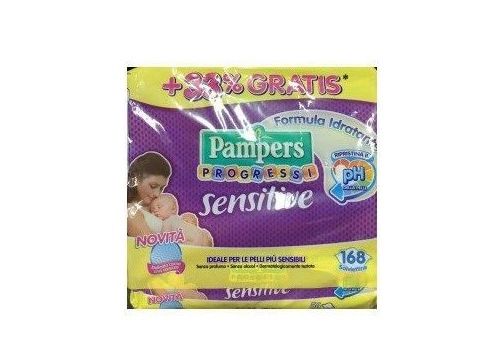 Pampers Progressi Sensitive 168 salviette