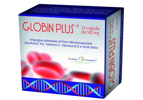 Globin Plus integratore a base di ferro 24 capsule