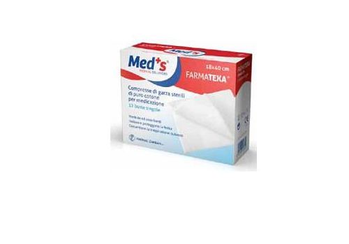 Meds Farmatexa garza idrofila sterile in puro cotone 36x40cm 12 pezzi