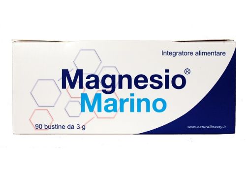 Magnesio Marino integratore per la funzione muscolare e il sistema nervoso 90 bustine