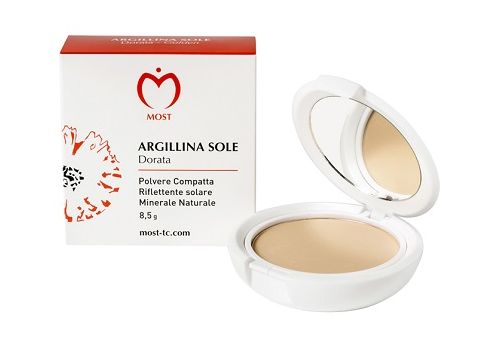 Most Argillina Sole Dorata polvere compatta riflettente 8,5 grammi