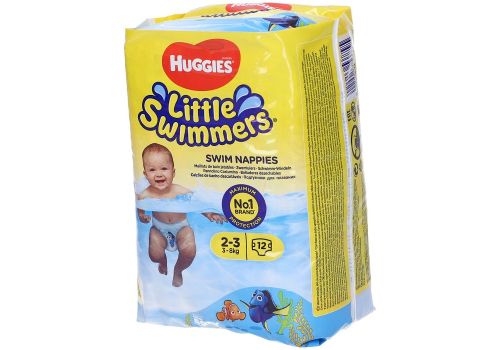 Huggies Little Swimmers pannolino costumino 3-8kg taglia 2-3 12 pezzi