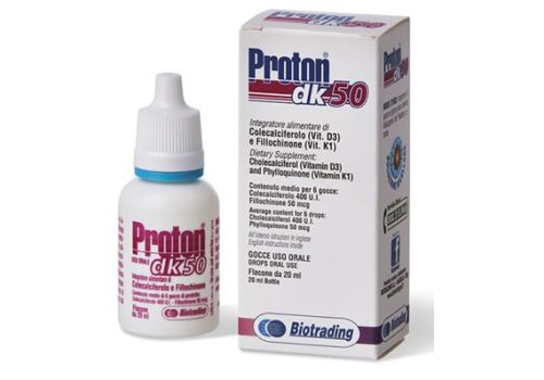 Proton dk 50 gocce integratore di vitamine per bambini 20ml