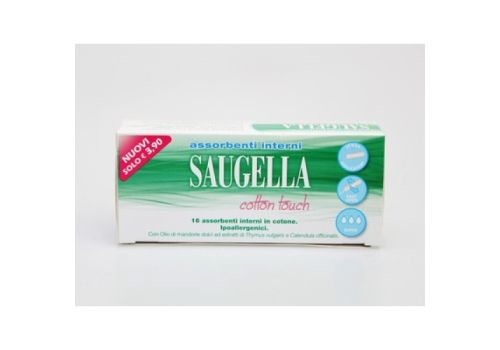 SAUGELLA Assorbenti Interni Cotton Touch Super 16pz