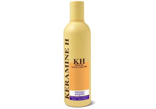 Keramine H shampoo antigiallo per capelli bianchi grigi e decolorati 300ml