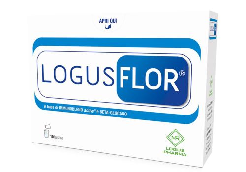 Logusflor integratore a base di fermenti lattici 10 bustine