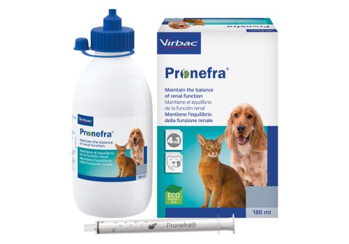 Pronefra mangime complementare per la funzione renale di cani e gatti sospensione orale 180ml