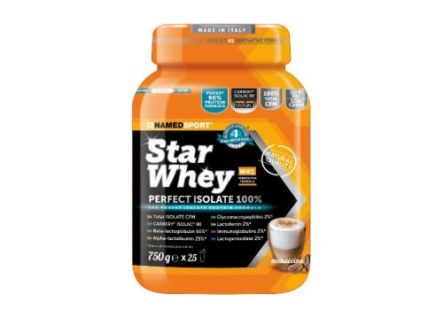 Star Whey perfect isolate integratore di aminoacidi gusto mokaccino 750 grammi