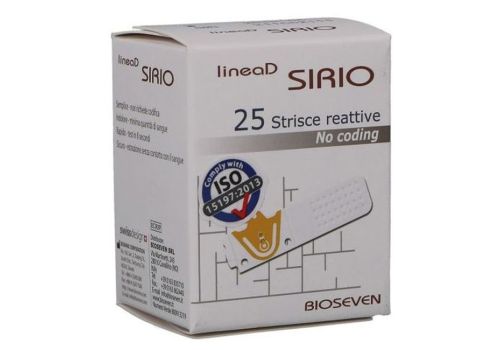 Linea d sirio misurazione glicemia 25 strisce