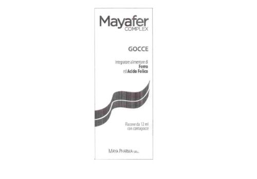 Mayafer Complex integratore di ferro con vitamine gocce orali 12ml