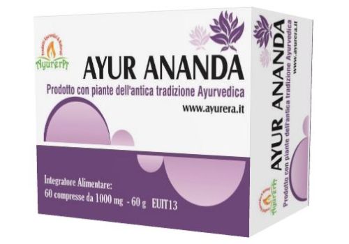 Ayur Ananda integratore per il benessere mentale e le funzioni cognitive 60 compresse